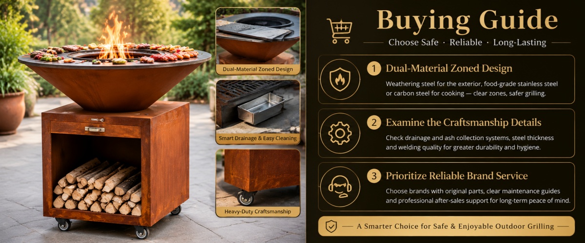 How to Choose a Safe and Reliable Weathering Steel Grill